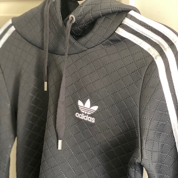 Rare Adidas striped sweatshirt hoodie - Picture 3 of 9